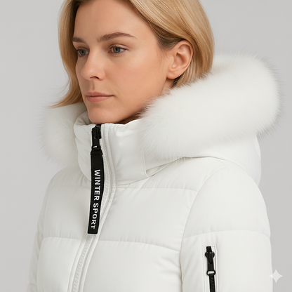 Alexis | Puffer Coat - Oversized Quilted Winter Outerwear with Fur Hood for Women