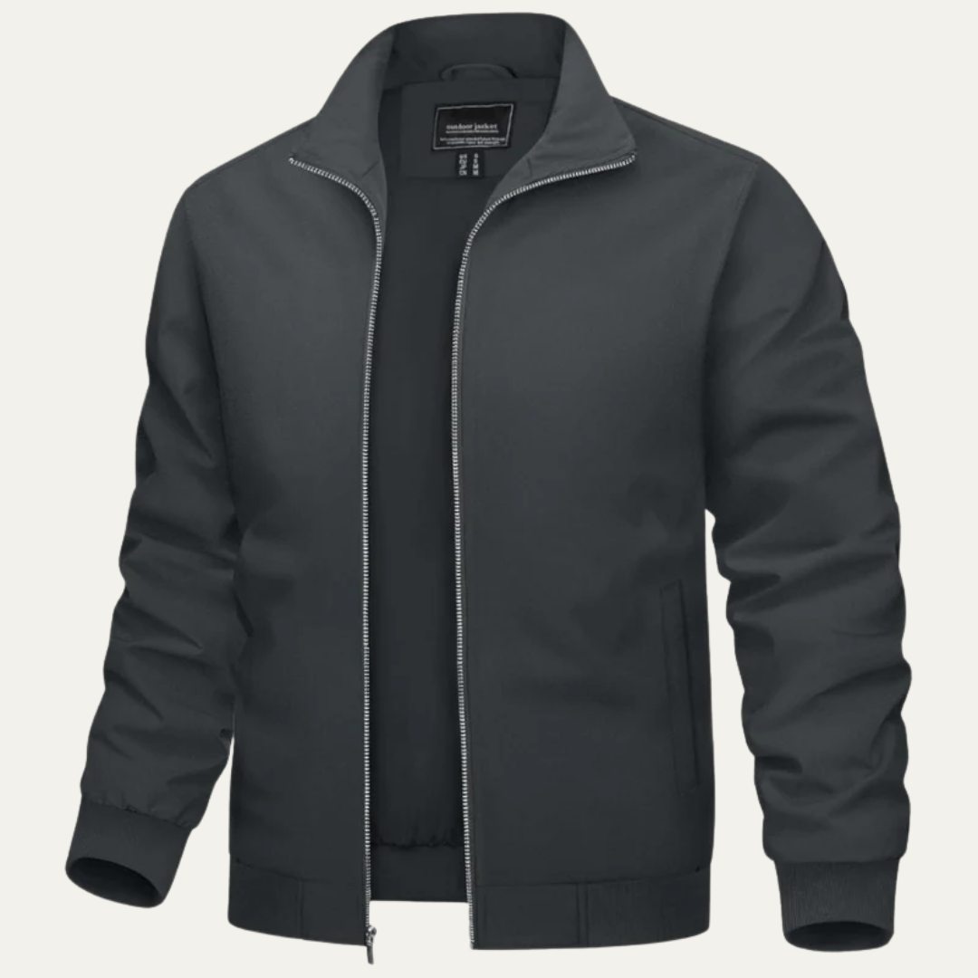 Men’s Lightweight Full Zip Windbreaker Jacket