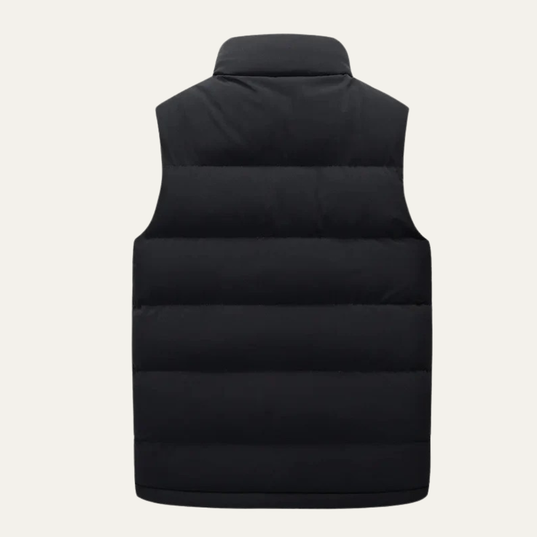 Men’s Padded Zip-Up Quilted Puffer Vest