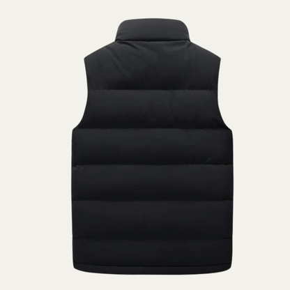 Men’s Padded Zip-Up Quilted Puffer Vest