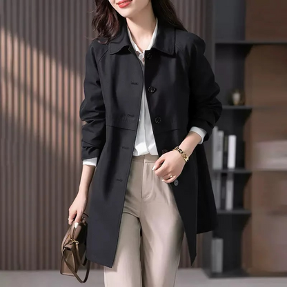 Timeless Ladies Double Breasted Trench Coat