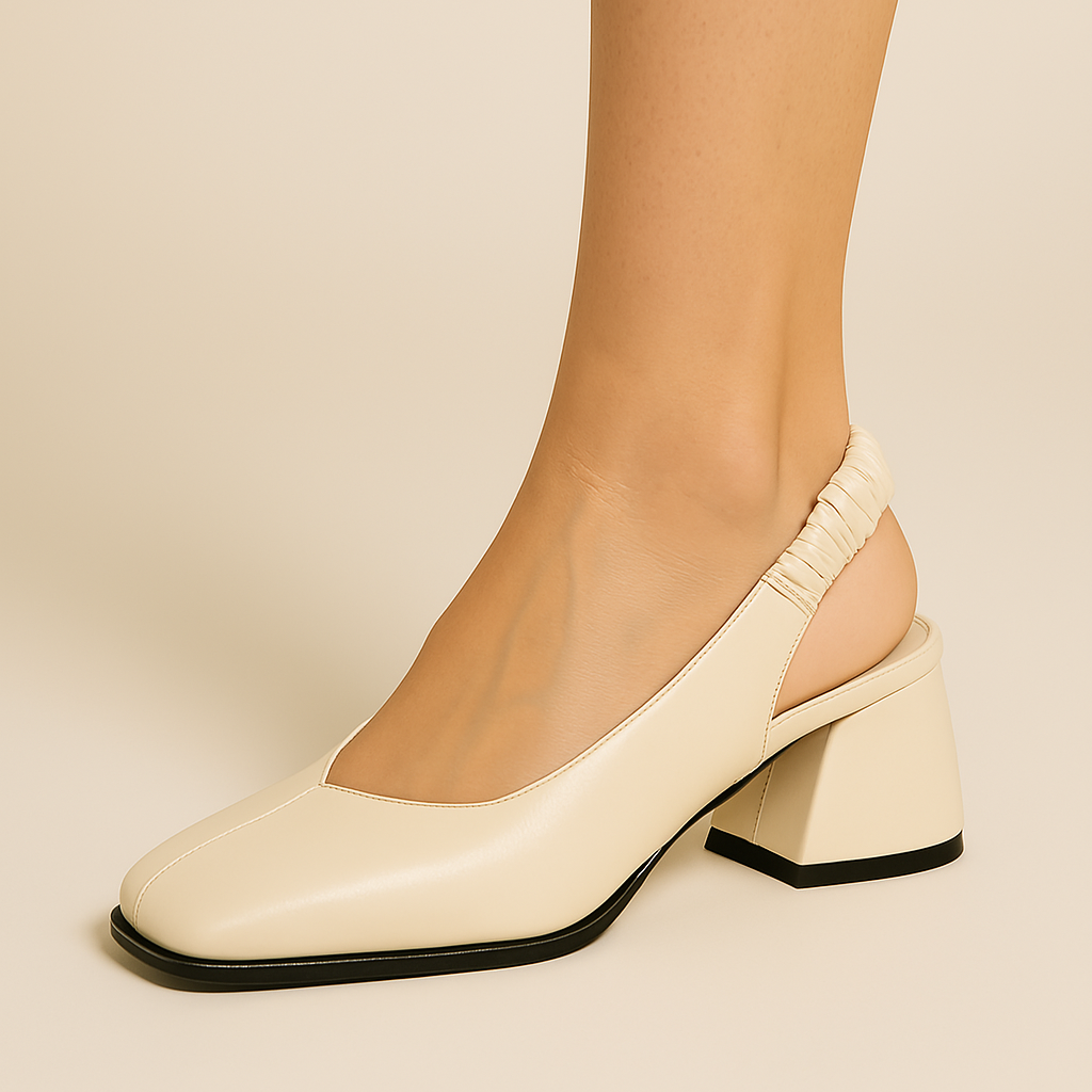 Women's Leather Square Toe Sandals