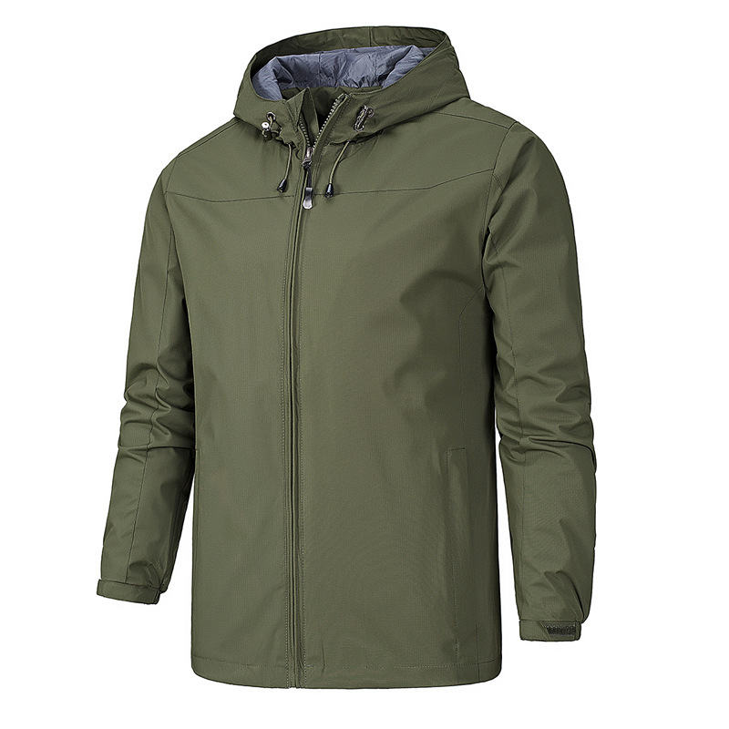 Warm Men's Zip Up Hoodie Jacket