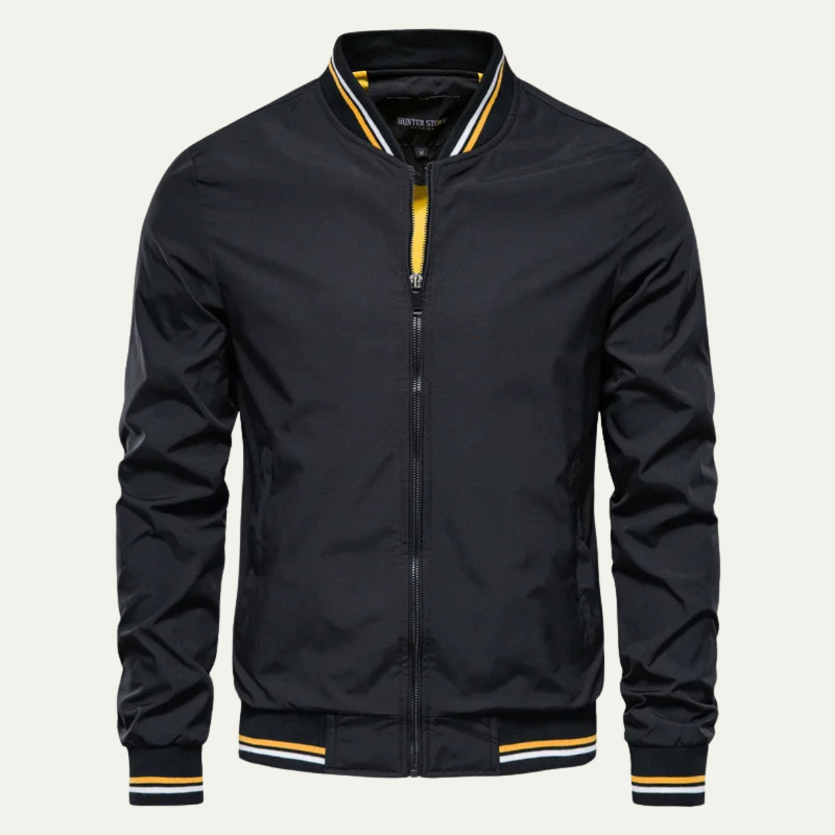 Men’s Lightweight Striped Bomber Jacket