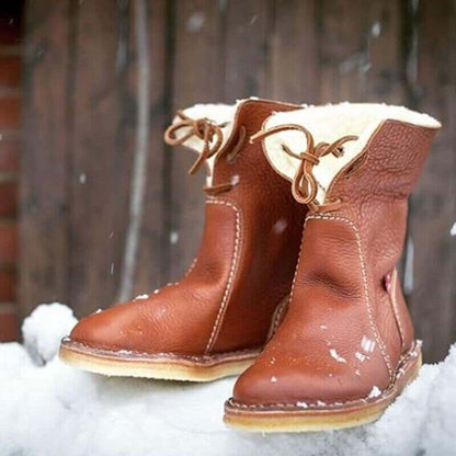 Kate | Winter-Ready Fleece Boots with Wool Lining