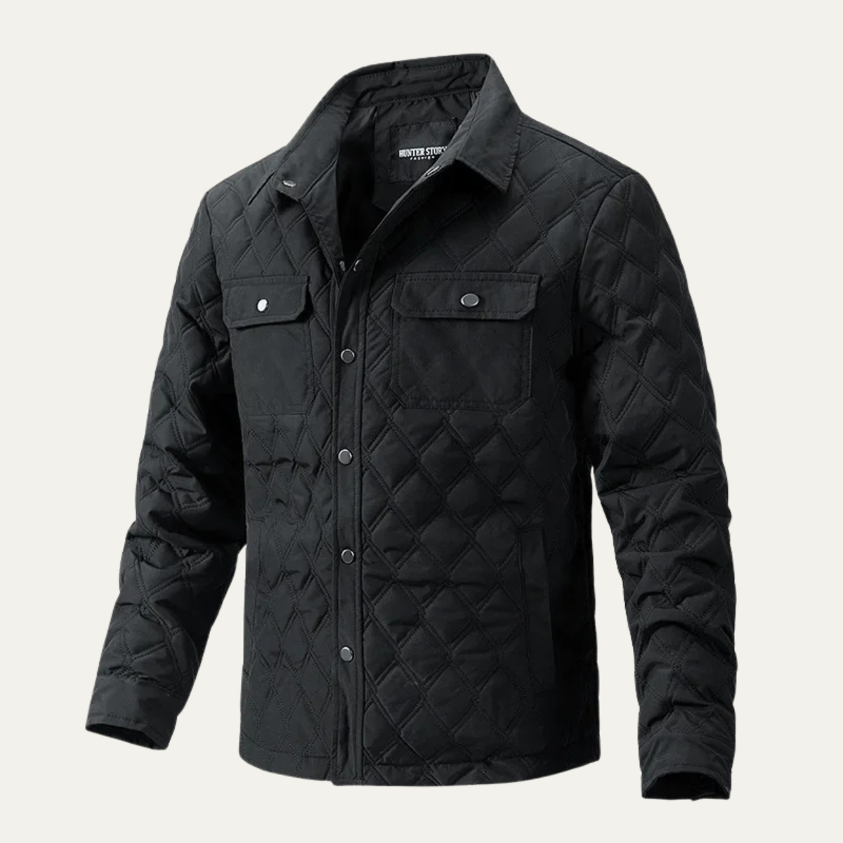 The Trastevere Men's Lightweight Diamond Padded Quilted Jacket
