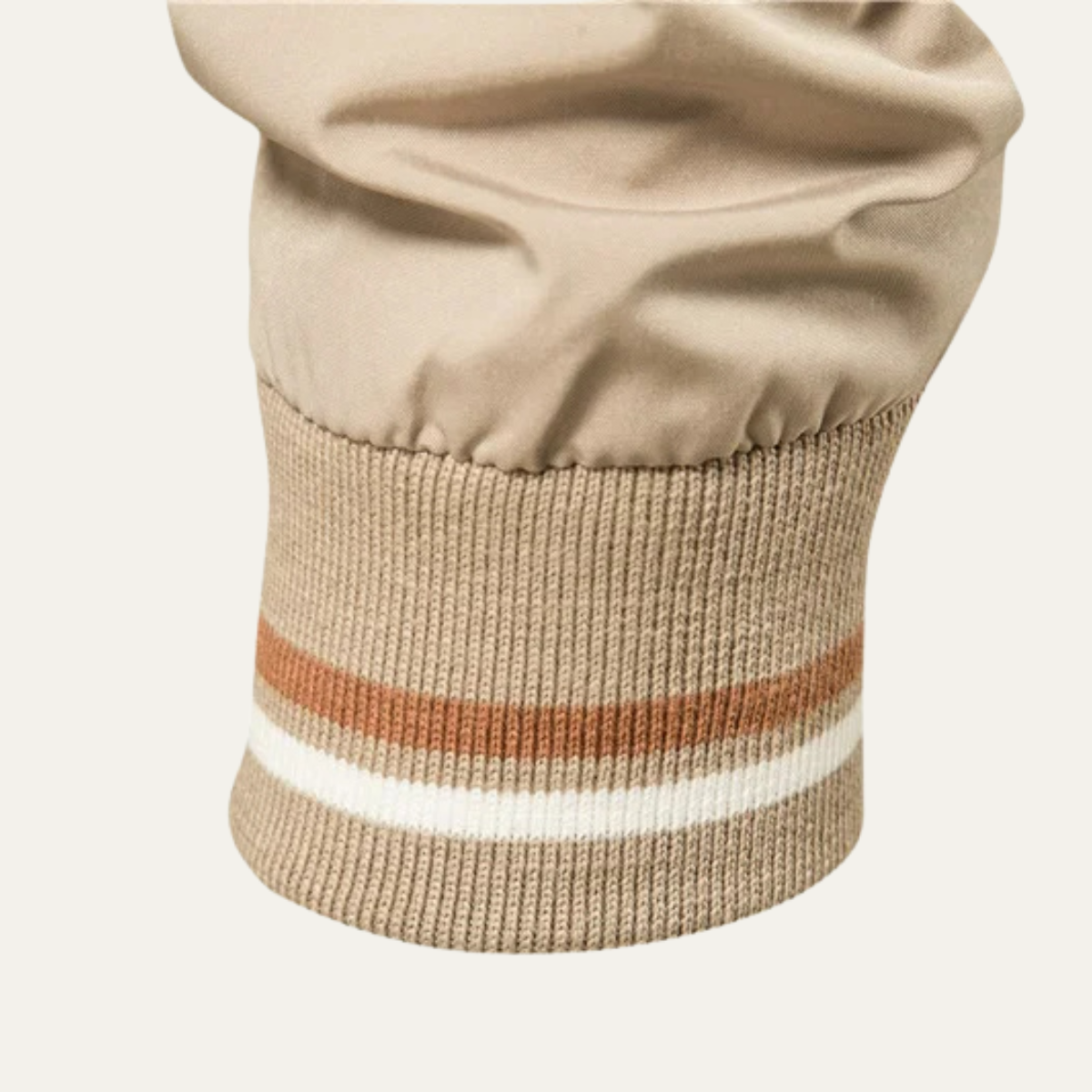 Men’s Lightweight Striped Bomber Jacket