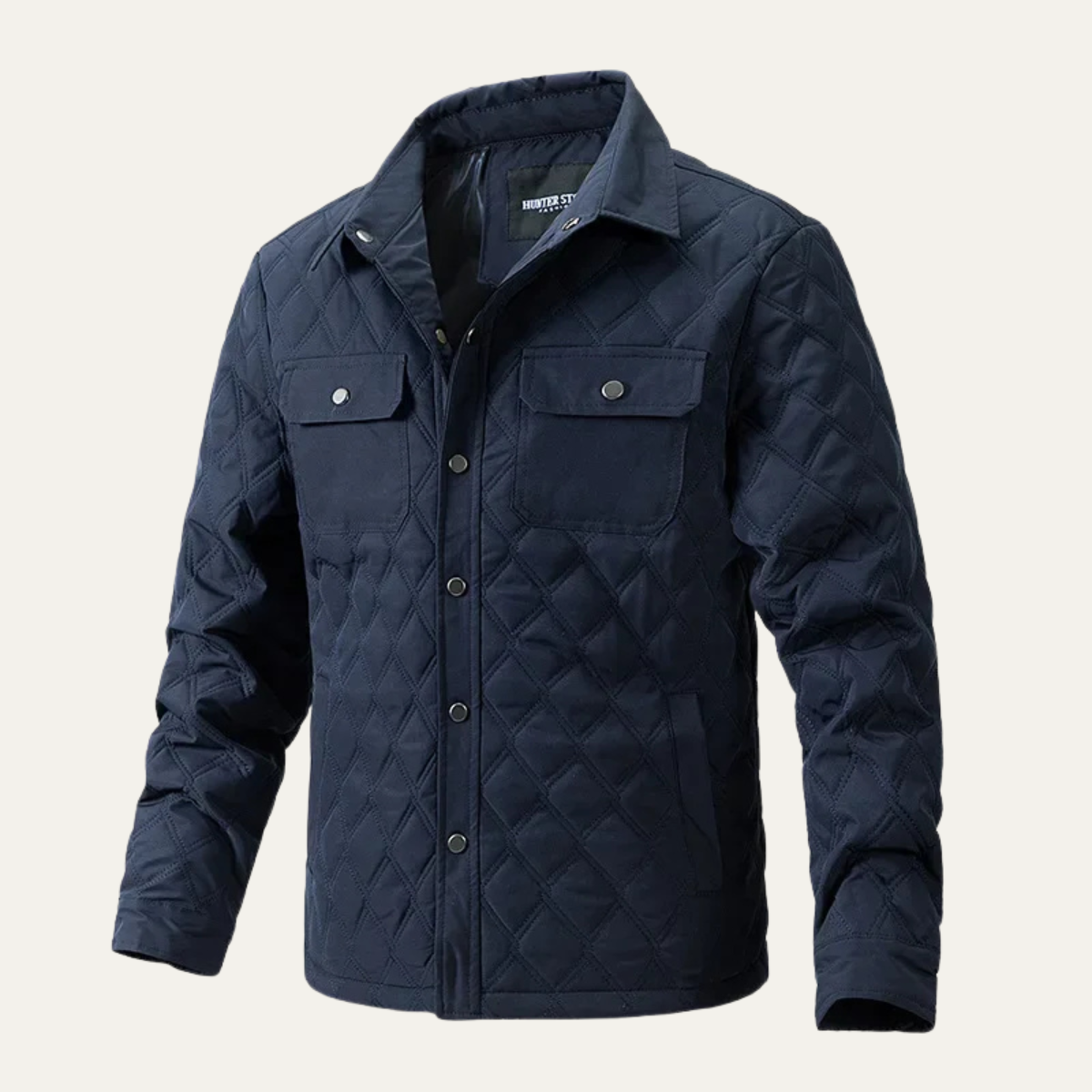 The Trastevere Men's Lightweight Diamond Padded Quilted Jacket