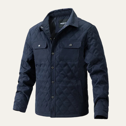 The Trastevere Men's Lightweight Diamond Padded Quilted Jacket