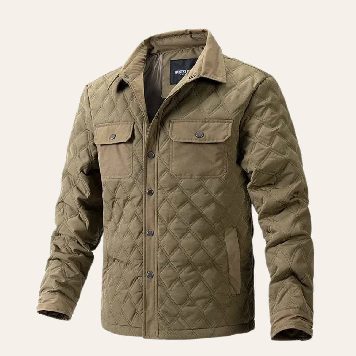 The Trastevere Men's Lightweight Diamond Padded Quilted Jacket