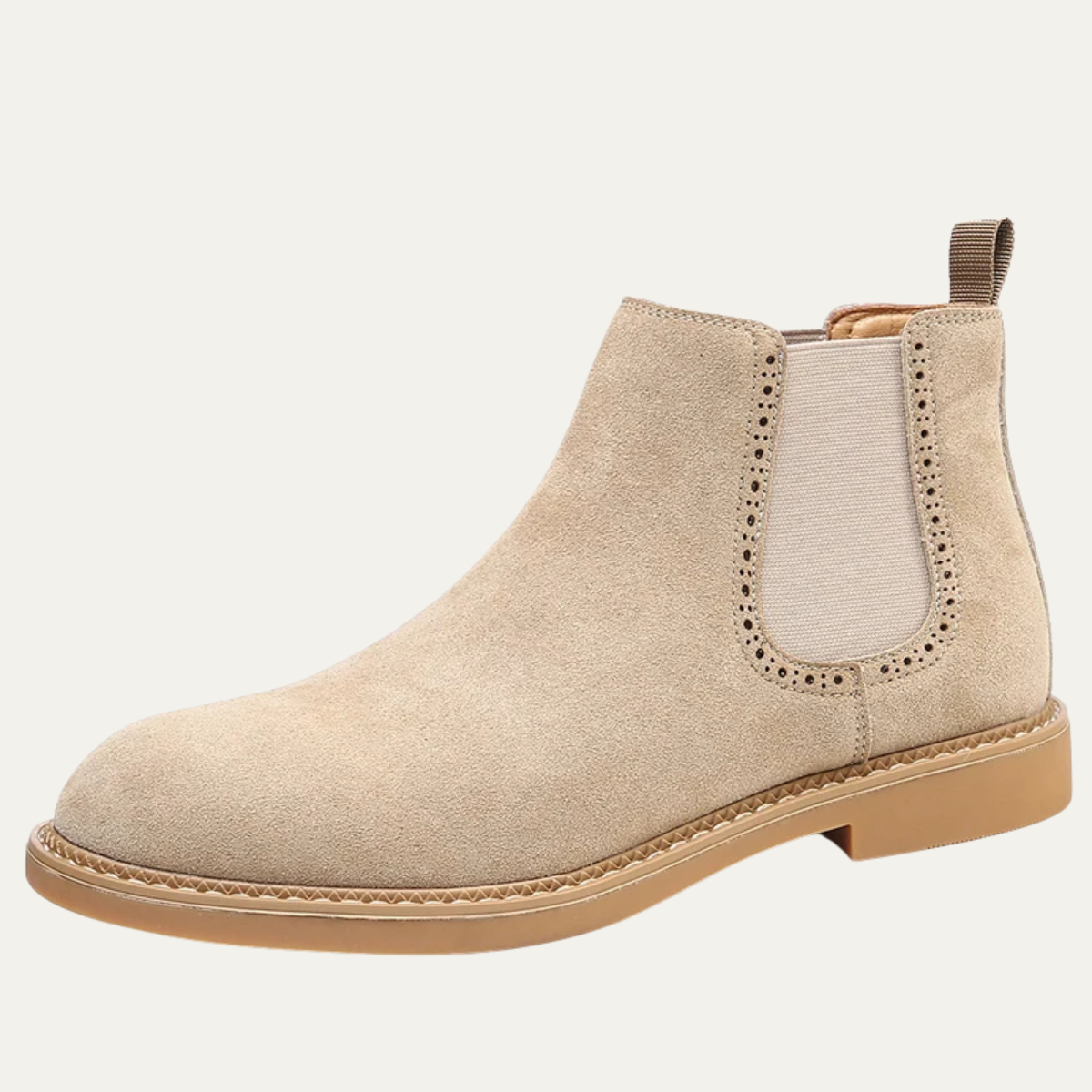 The Carpentras Men’s Casual Slip On Suede Chelsea Dress Boots