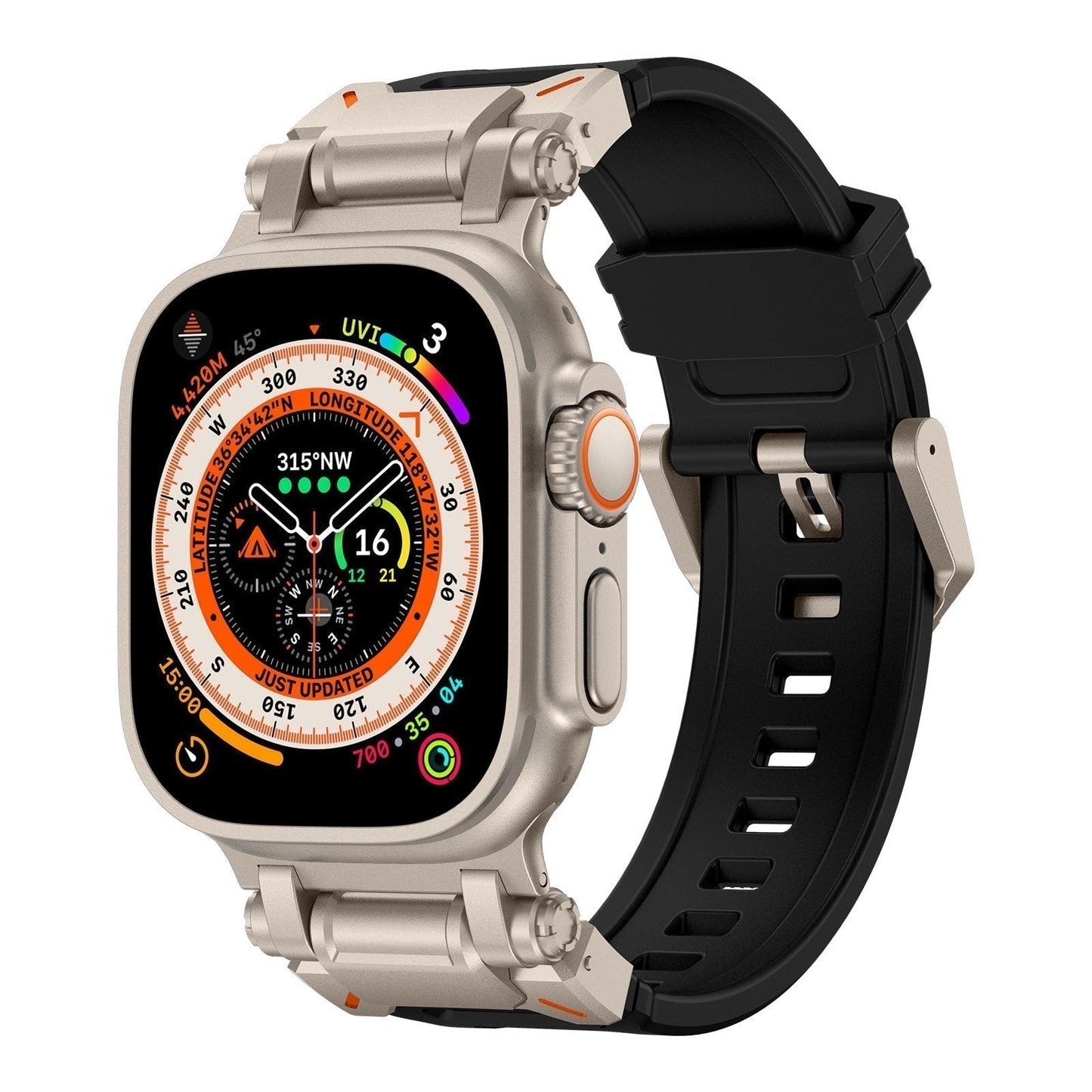 Flexible Silicone Apple Watch Strap - BritishElegance