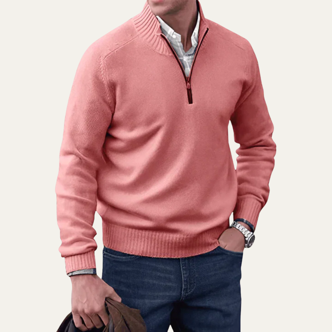 Men’s Quilted Zip-Up Utility Jacket