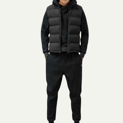 Men’s Padded Zip-Up Quilted Puffer Vest