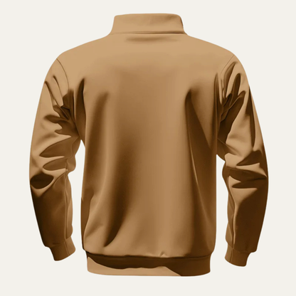 The Canterbury Men’s Quarter Zip Casual Stand Collar Jumper