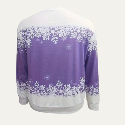 Women’s Festive Snowman Crewneck Sweatshirt