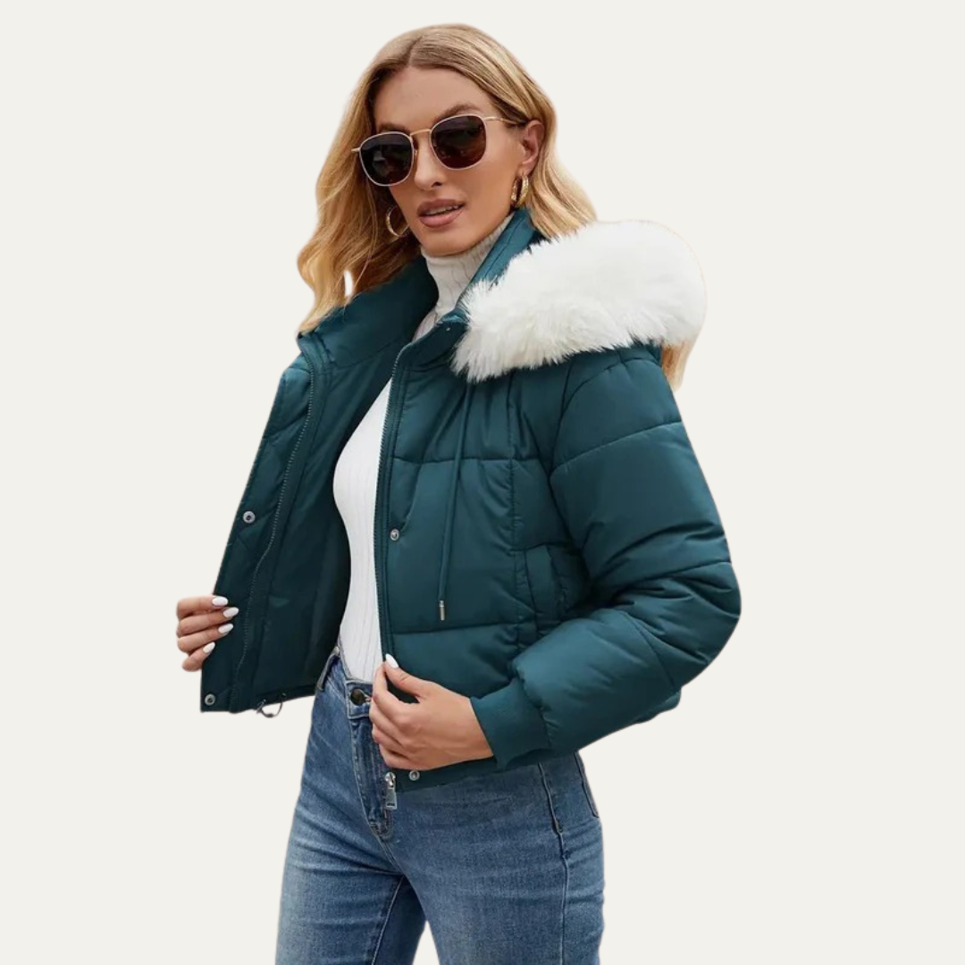 Women’s Warm Cropped Puffer Jacket