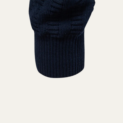 The Cotswold Men’s Half Zip Knit Winter Jumper