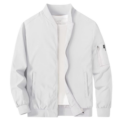 Men’s Classic Full Zipper Bomber Jacket