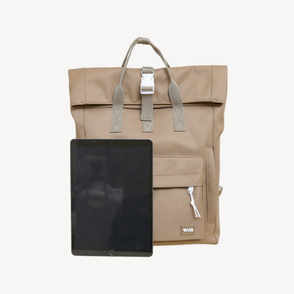 Women's Polyester Roll Top Backpack