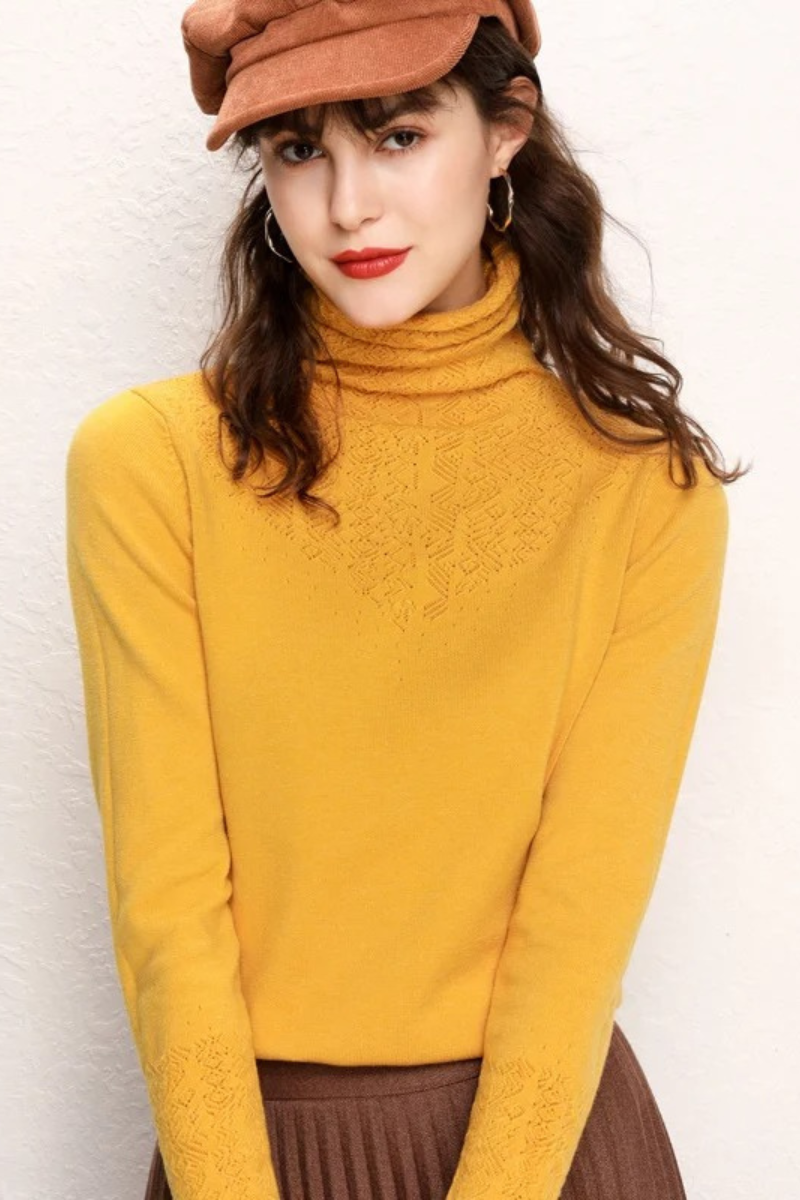 Warm Women's Cable Knit Winter Sweater