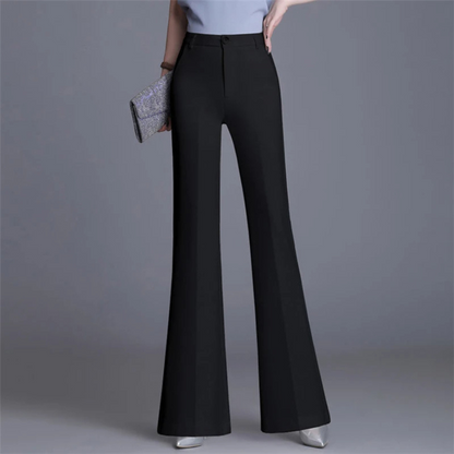 Women's Fitted High Waisted Wide Leg Pants