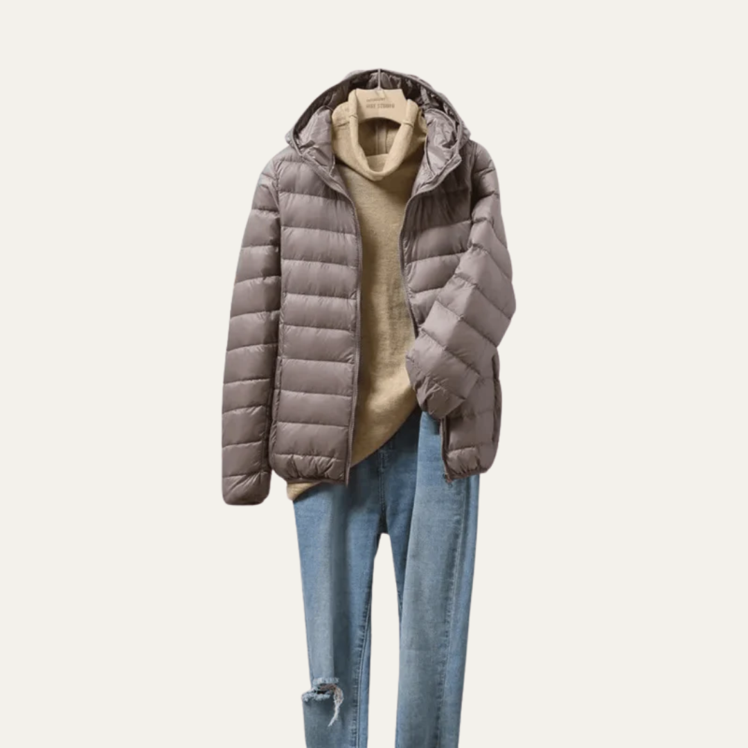 Women’s Shiny Ultralight Puffer Jacket
