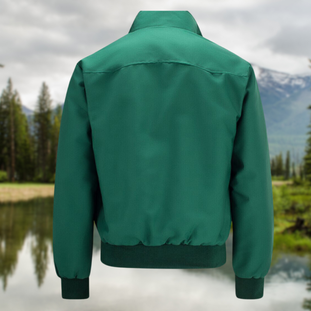 Men’s Classic Zip Front Harrington Jacket