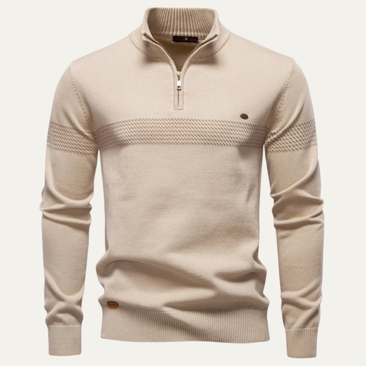 The Cotswolds Men’s Business Knit Quarter Zip Jumper