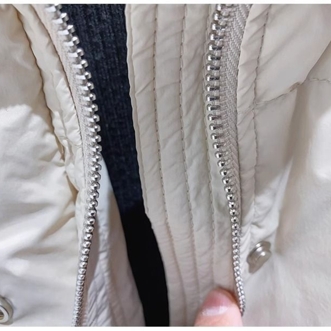 Puffer Jacket with Hood for Women