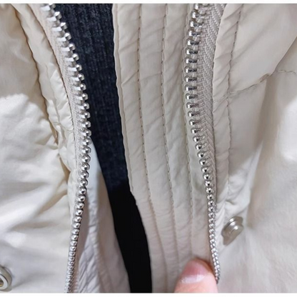 Puffer Jacket with Hood for Women