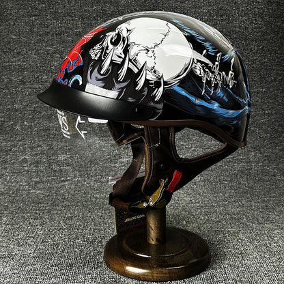 Lightweight Urban Half Face Helmet Quick Release
