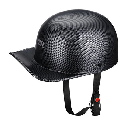 Classic DOT Baseball Cap Style Motorcycle Helmet