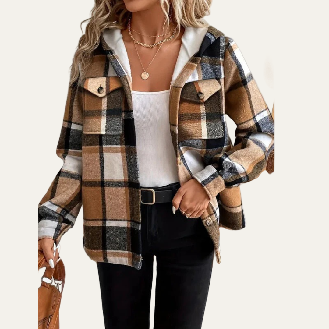 Women’s Cozy Plaid Shacket
