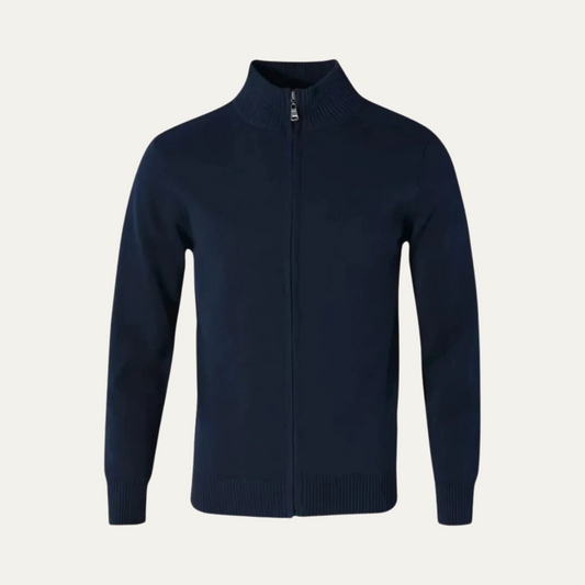 The Bristol Men’s Cashmere Luxury Cardigan Zip Knit Jumper
