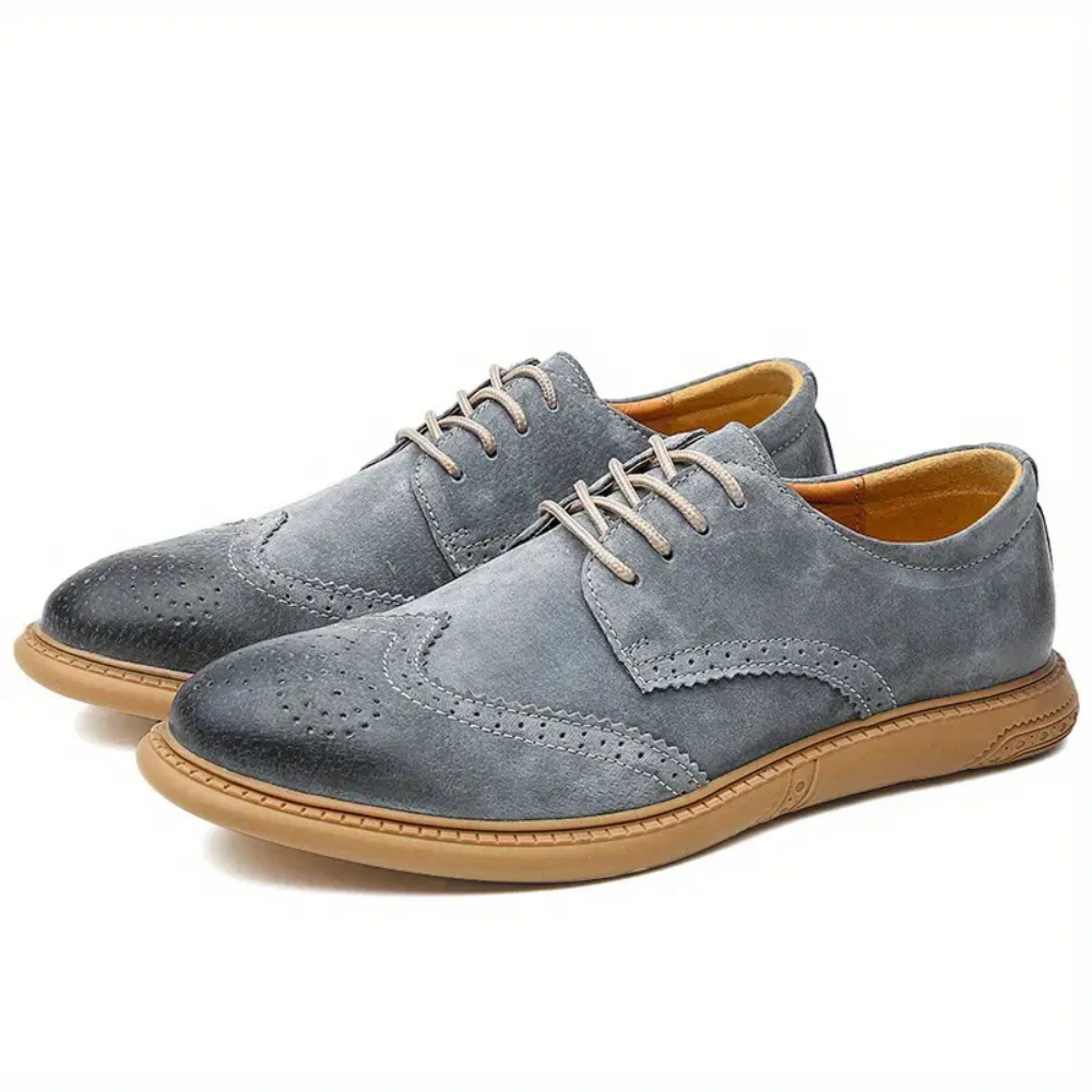 Comfortable Leather Oxford Lace Up Shoes for Men
