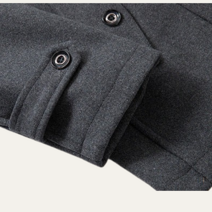 The Aberdeen Men’s Wool Blend Double Layer Coat