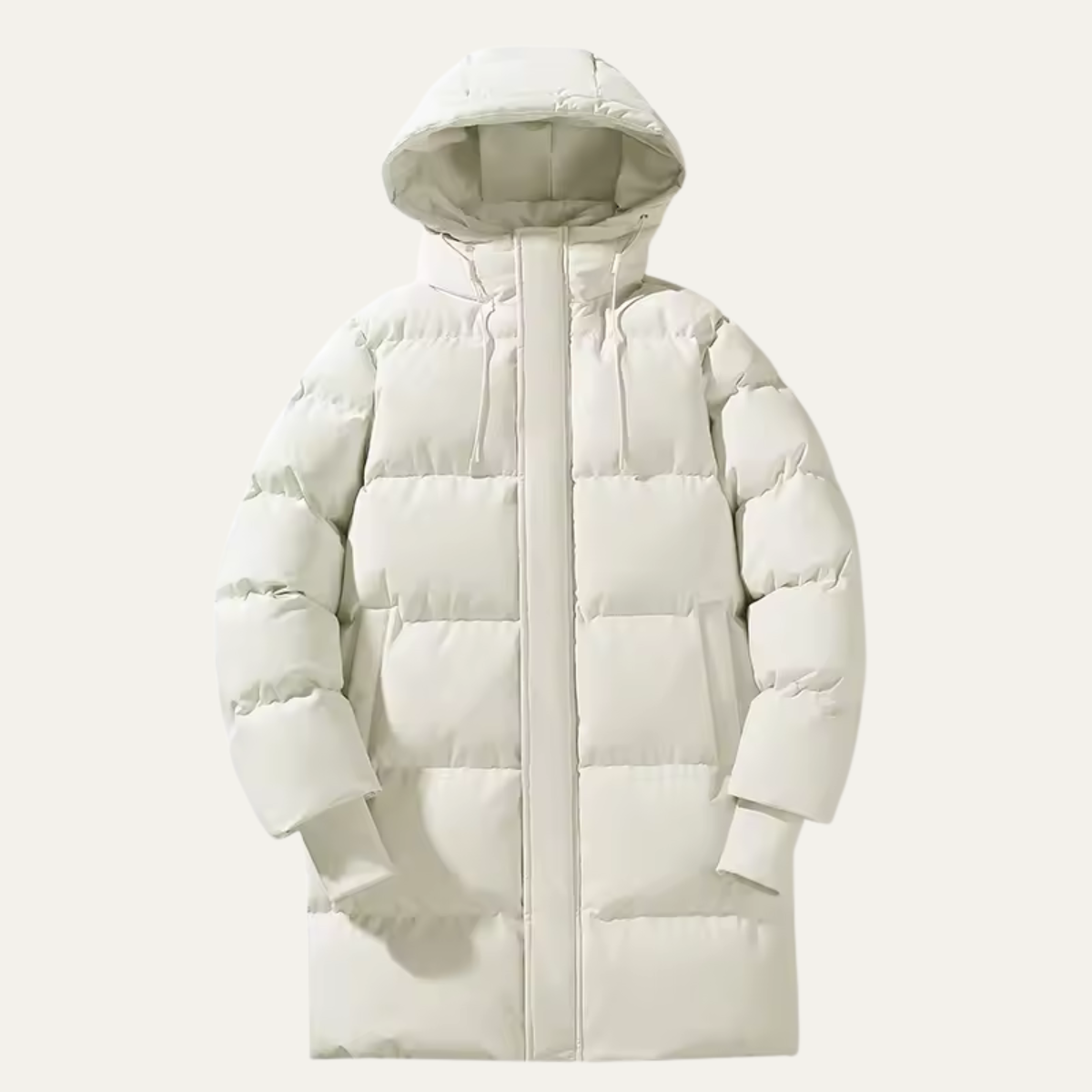 Men’s Waterproof Long Hooded Puffer Parka
