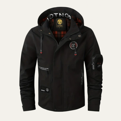 Men’s Lightweight Urban Patch Hooded Jacket