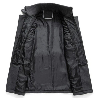 The Aberdeen Men’s Wool Blend Double Layer Coat
