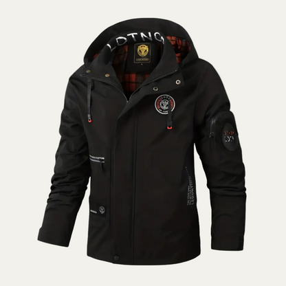 Men’s Lightweight Urban Patch Hooded Jacket