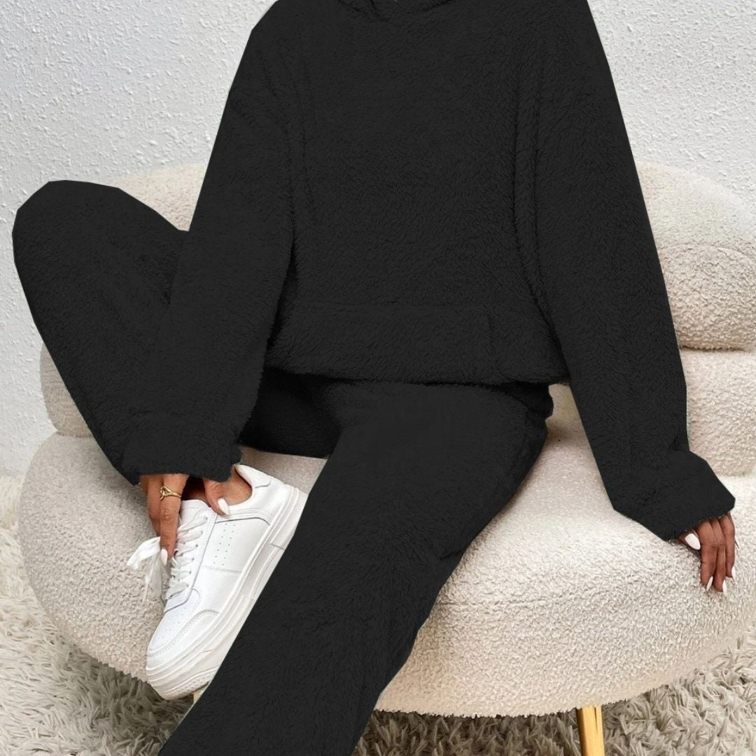 Soft Women's Fleece Winter Tracksuit Set