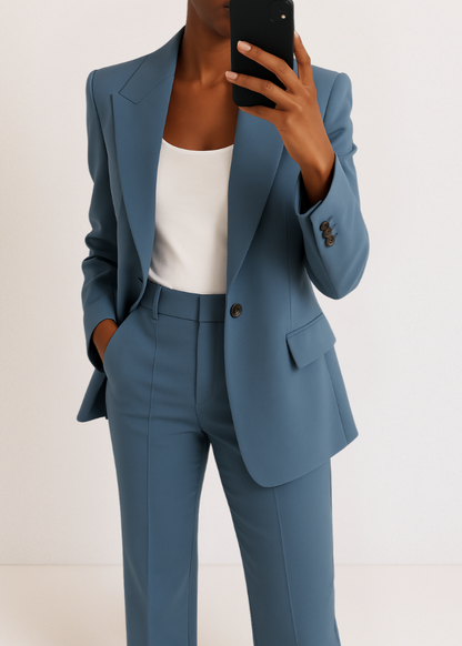 Sorelle – Sleek Two-Piece Women’s Pantsuit
