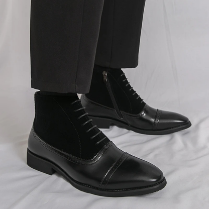The Thistlewood Men’s Elegant Formal Chelsea Leather Boots