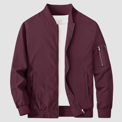 Men’s Classic Full Zipper Bomber Jacket