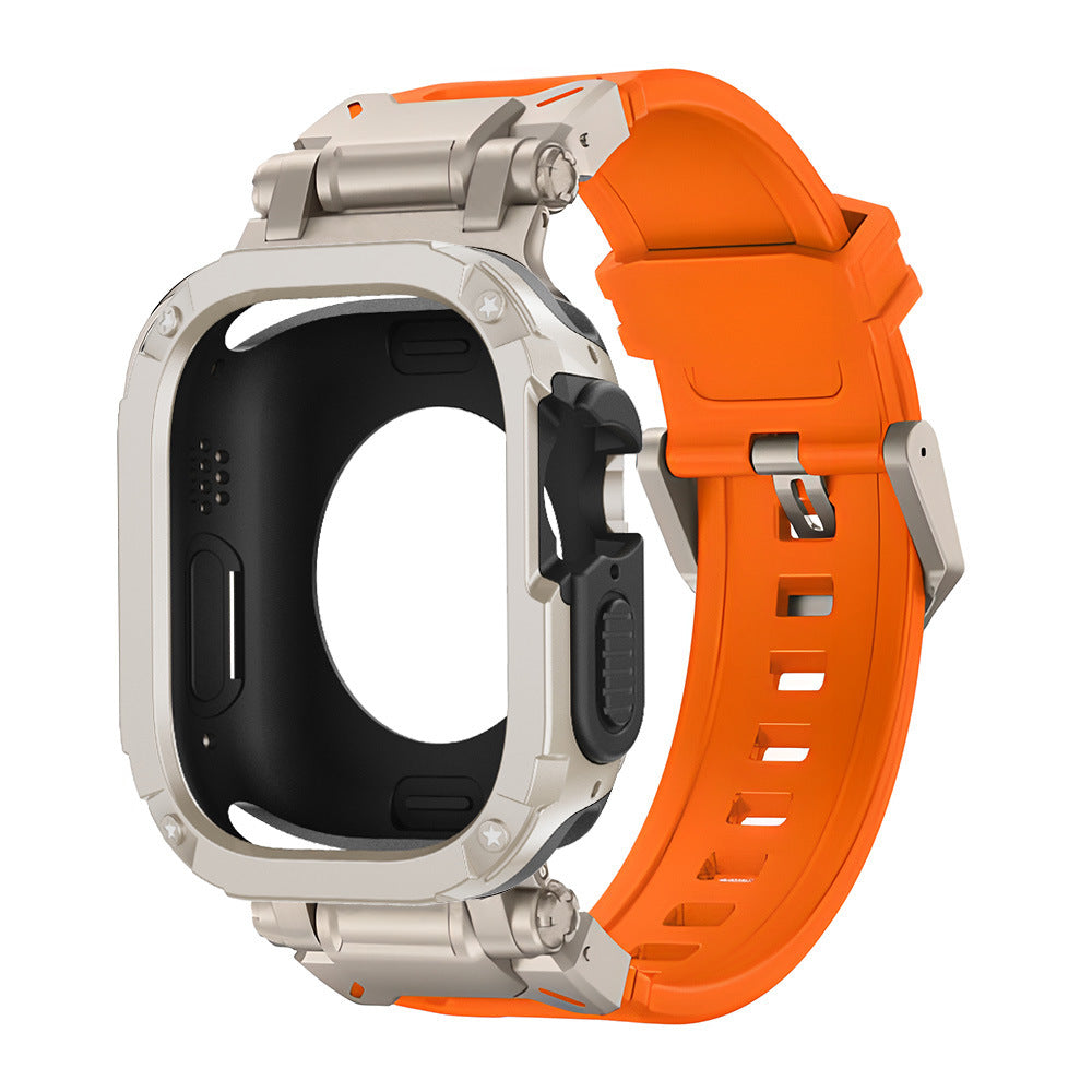 Durable Sport Rubber Strap Case for Apple Watch - BritishElegance