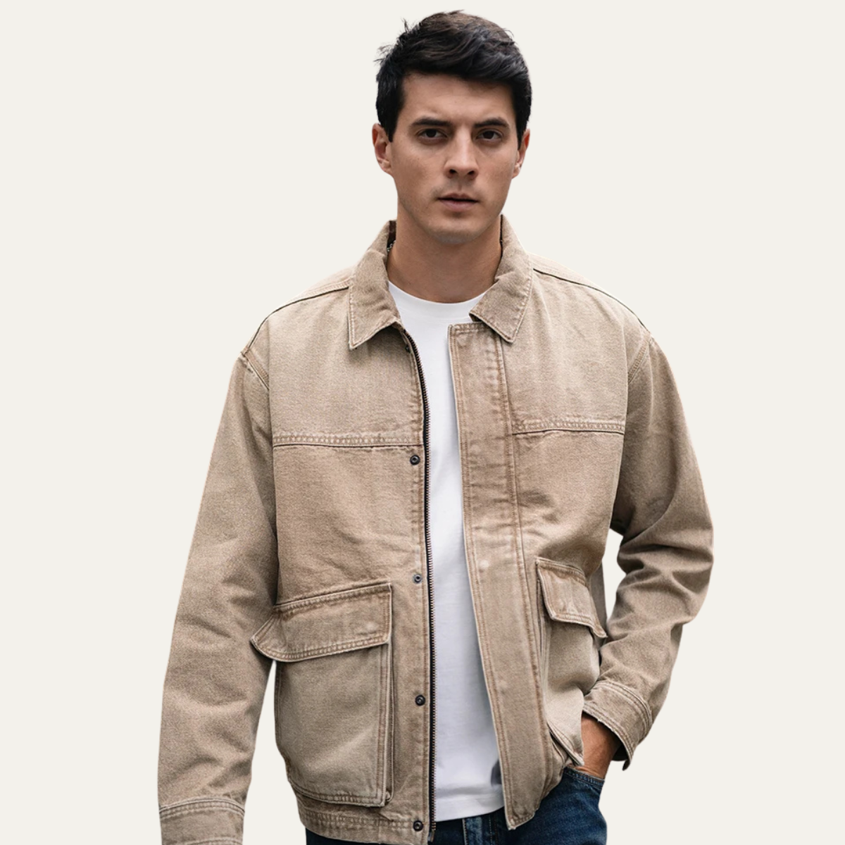 The Amboise Men’s Vintage Corduroy Casual Jacket