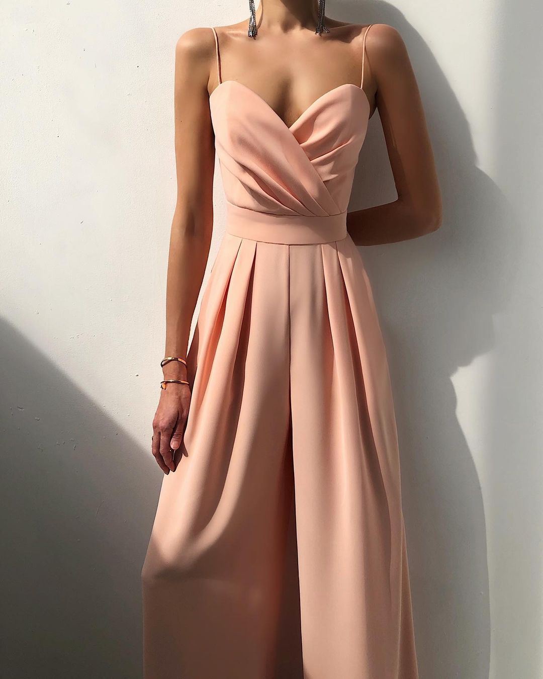 Women's Chic Tank Strap Flowy Jumpsuit