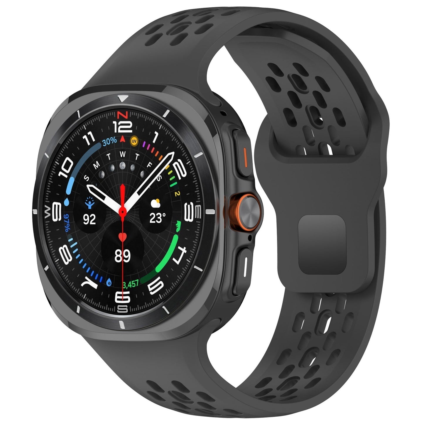 Comfortable Silicone Band For Galaxy Watch 7 Ultra 47mm