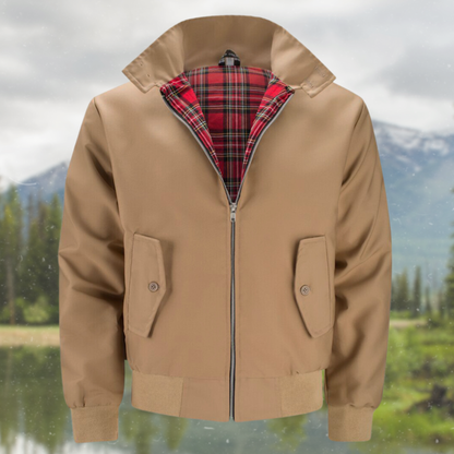 Men’s Classic Zip Front Harrington Jacket